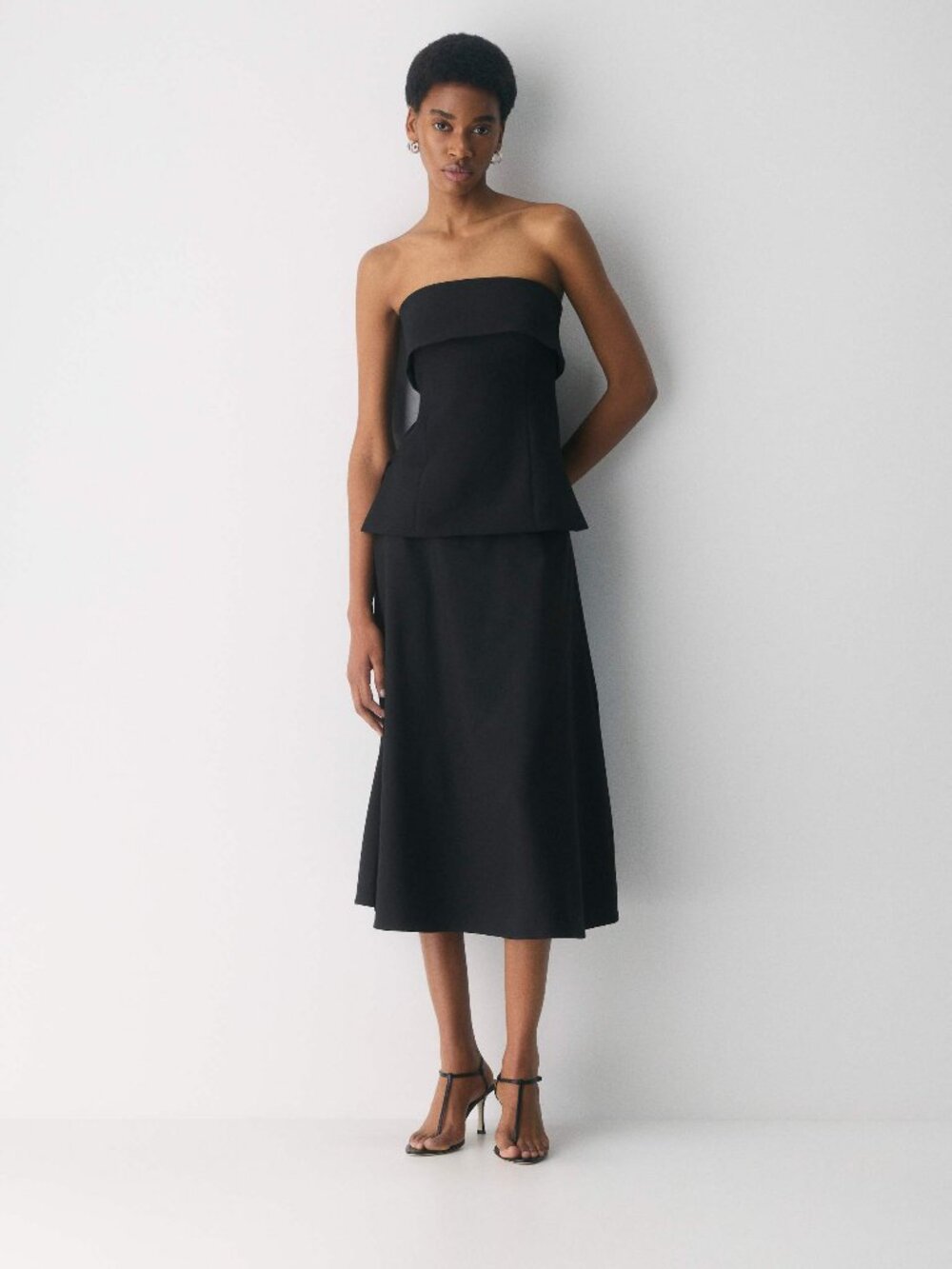Babaton Element Tube Top Black Size 2
